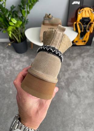 Жіночі угги ugg tazz sock khaki 5