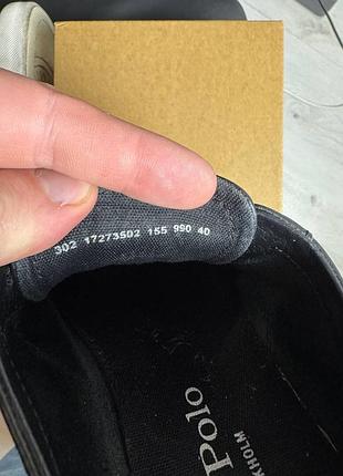 Marc o’polo black leather sneakers size 40 3