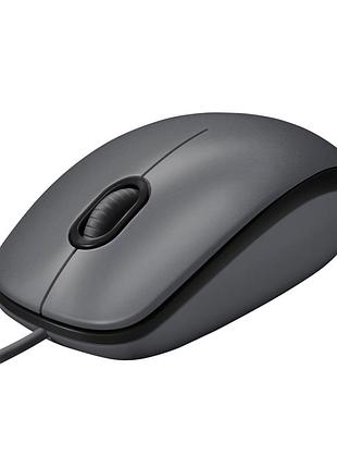 Мишка logitech m100 usb black (910-006652)