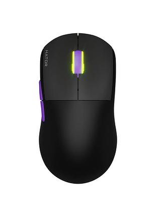 Мишка hator quasar 2 ultra 4k wireless/bluetooth/usb black/lilac (htm570bl)