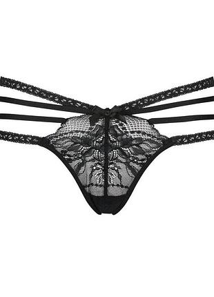 Чорні трусики стрінги hunkemöller, розмір s