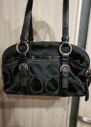 Coach винтажная оригинал сумка стильная