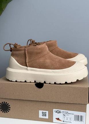 Уггі жіночі ugg ci ultra mini weather hybrid chestnut white