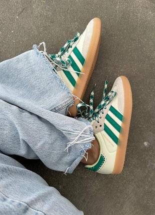 Кросівки adidas samba x wales bonner green