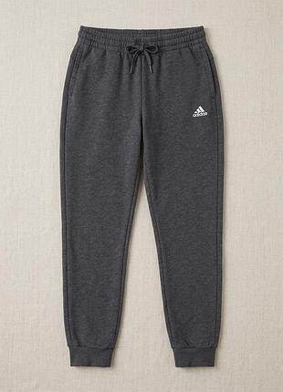 Оригінальні спортивні штани джогери adidas (сірі, двонитка) розмір m