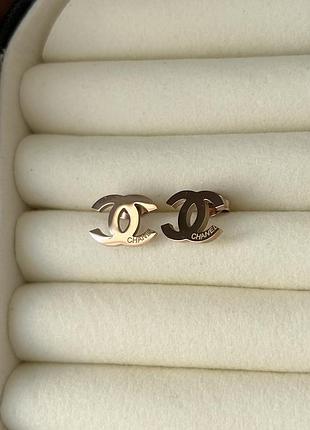 Сережки цвяшки chanel цвяшки сріблясті з медсталі,
серьги гвоздики шанель, базові