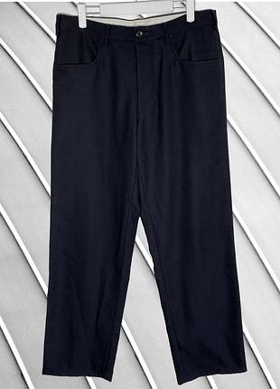 Мужские черные брюки armani jeans w34 w32 48 50 52 армани джинс винтажные классические прямые брюки armani jeans w34