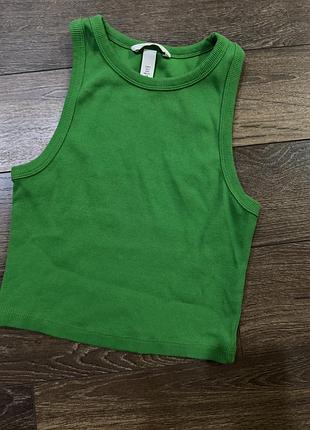 Топ h&m яскраво зеленого кольору s