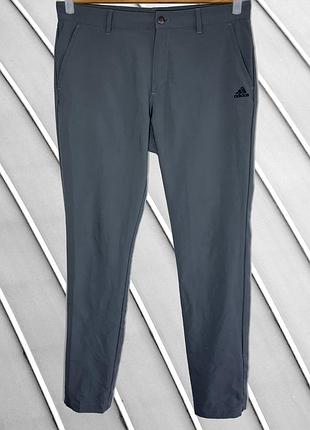 Мужские серые брюки adidas w34 l34 50 52 адидас классические мужские брюки прямого кроя серые джинсы adidas w34 l34