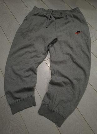 Nike xxl брюки спортивные мужские найк серые базовые спортивки адидас