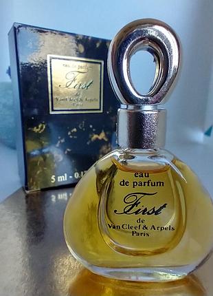 Van cleef & arpels first миниатюра 5мл винтаж парфюмированная вода