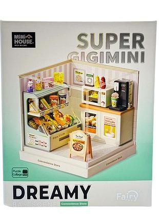 Конструктор-румбокс mini house серии интерьер мини – круглосуточный магазин