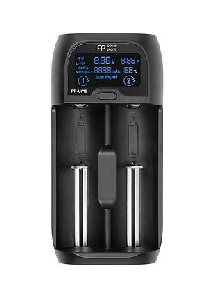 Зарядний пристрій для акумуляторів powerplant pp-um2 (ni-mh, ni-cd, li-ion, lifepo4 / input dc 5v/2a) (aa620180)