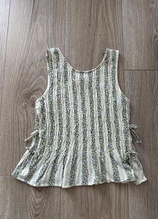 Топ з бантами zara