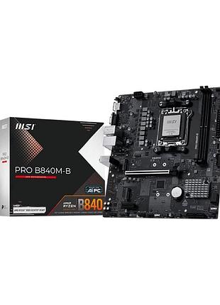 Материнская плата msi pro b840m-b socket am5