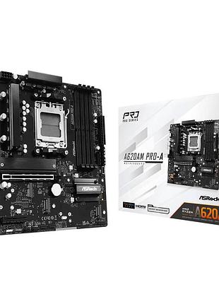 Материнская плата asrock a620am pro-a socket am5