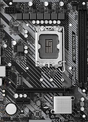 Материнская плата asrock h610m-hdv/m.2 r2.0 socket 1700