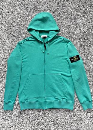 Худі унісекс stone island м'ятне