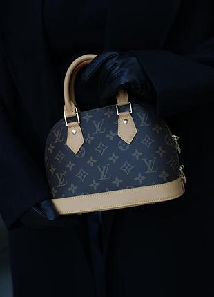 Сумка alma monogram canvas