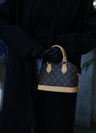 Сумка alma monogram canvas 2