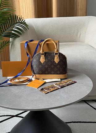 Сумка alma monogram canvas 4