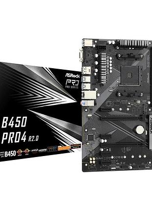 Материнская плата asrock b450 pro4 r2.0
