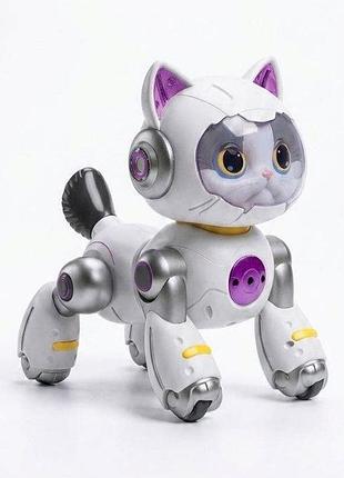 Кошеня на радіокеруванні , акумулятор: 3.7 v, пульт: 2.4 ghz, парогенерація, сенсорний датчик, ходить, сідає, віджимається,