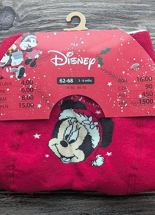 Колготки для дівчаток disney теплі з мінні маус 62-68 см