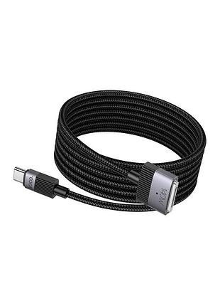 Кабель живлення usb-c to magsafe 3 1.0m black hoco (6942007642088)
