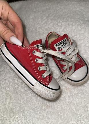 Яскраві дитячі текстильні кеди converse chuck taylor all star