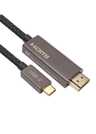 Кабель мультимедійний usb-c to hdmi m 2.0m cabletime (ca914258)