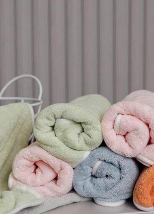 Рушник з мікрофібри для ванни та кухні двосторонні 35×75 см — різні кольори