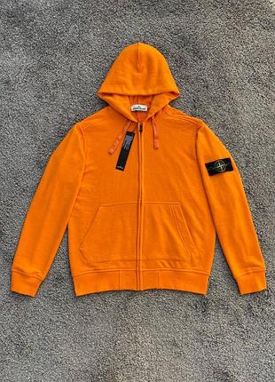 Худі унісекс stone island помаранчеве