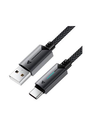Дата кабель usb 2.0 am to usb-c 1.2m 60w black acefast (6974316284482)