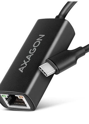 Перехідник usb-c to rj45 ethernet 1000mbps black axagon (ade-arc)