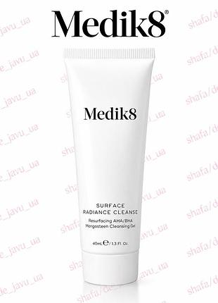 Гель для вмивання з кислотами surface radiance cleanse™ medik8 40 мл
