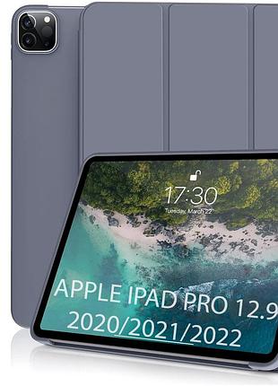 Чохол до планшета becover tri fold soft tpu silicone apple ipad pro 12.9 2020/2021/2022 purple (711739)
