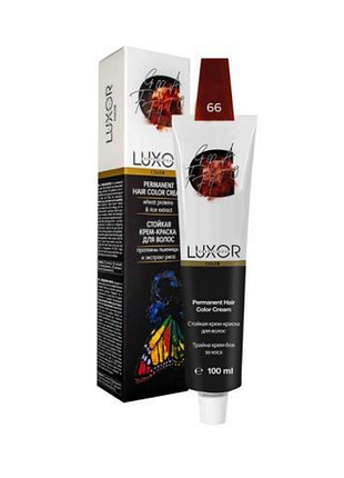 Крем-фарба для волосся 66 червоний коректор luxor professional 100 мл