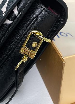 Сумка pochette métis black & beige 4
