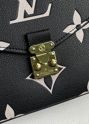Сумка pochette métis black & beige 3