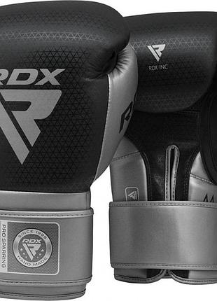 Боксерські рукавиці rdx l2 mark pro, сірі, pu, 12 унцій (340г.) для спортсменів 60-80 кг. (403020)