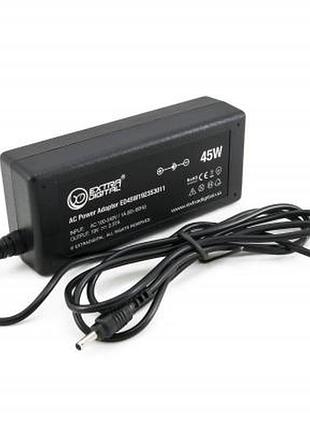 Блок живлення до ноутбуку extradigital asus 19v, 2.37a, 45w (3.0x1.35) (psa3835)