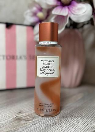Парфумований зволожуючий спрей для тіла victorias secret amber romance whipped fragrance mist