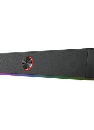 Акустична система trust gxt 619 thorne rgb illuminated soundbar black (24007)