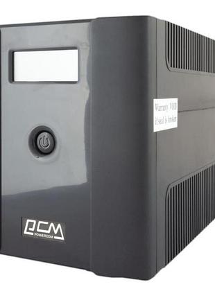 Пристрій безперебійного живлення powercom rpt-2000ap lcd schuko