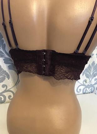 Бюстгальтер б/у 75 в, колір бордовий. 2