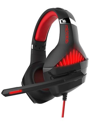 Навушники microlab g6 black-red (g6_b+r)