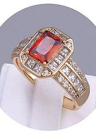 Колечко женское медзолото xuping 18k. р 19.