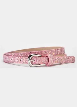 Жіночий вузький ремінь nuoya з блискучим покриттям 04850
