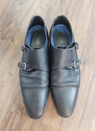 Мужские кожаные туфли монки lloyd (немечья) 45 р. / кожаная обувь lloyd double monk strap